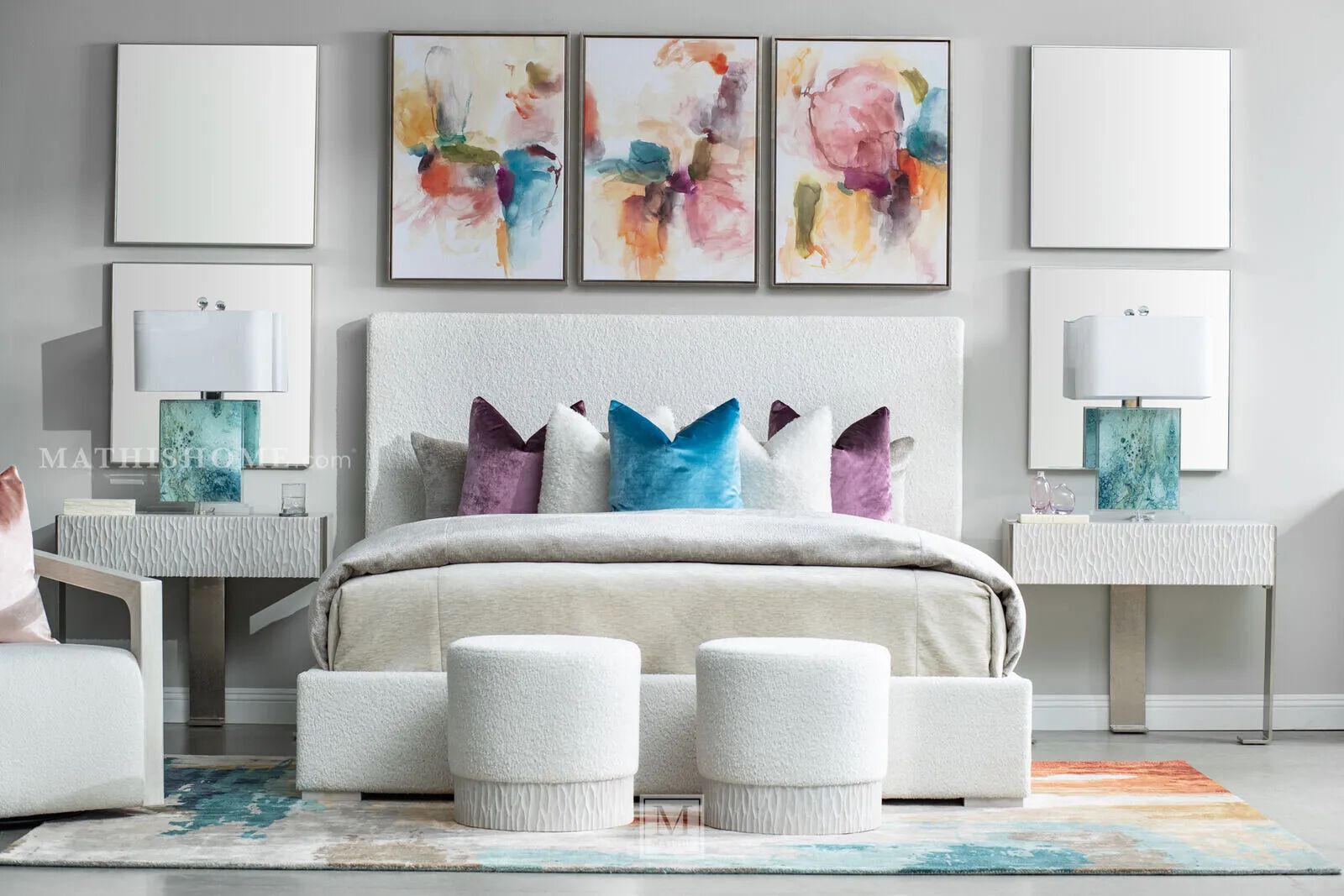 Bernhardt Solaria Bed in Modern Bedroom 